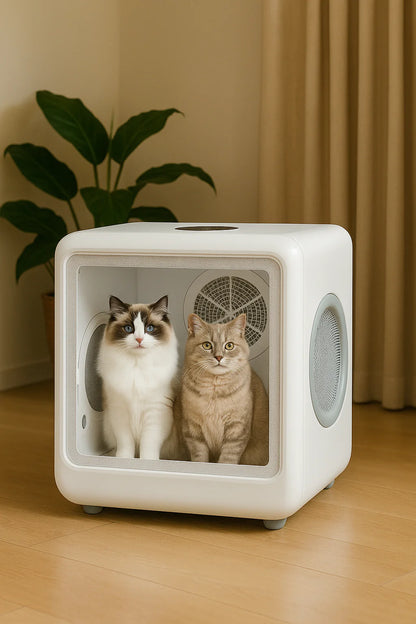 Salle de séchage pour animaux de compagnie